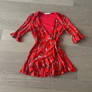 Zara Floral Ruffled Romper